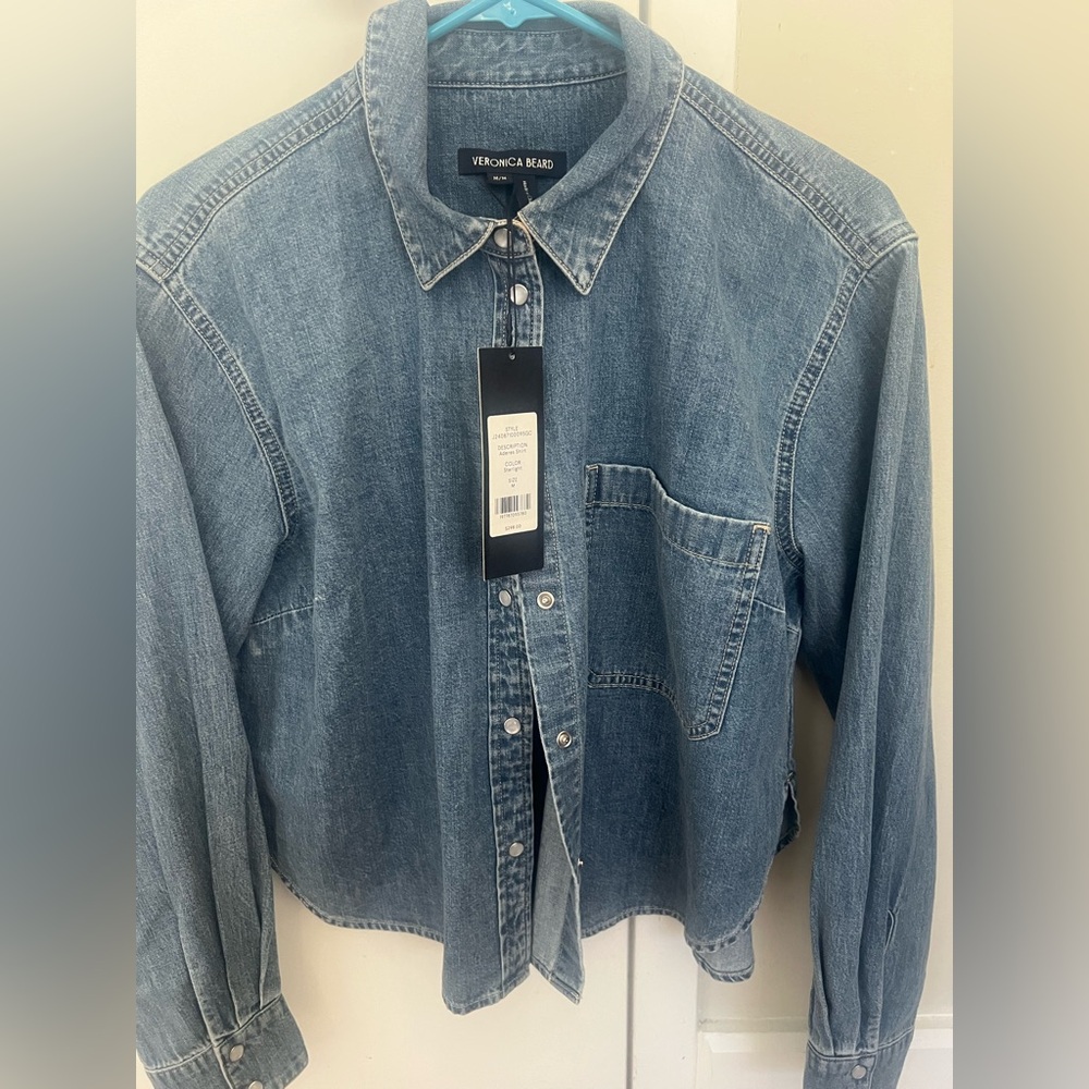 Veronica Beard Aderes Denim Shirt